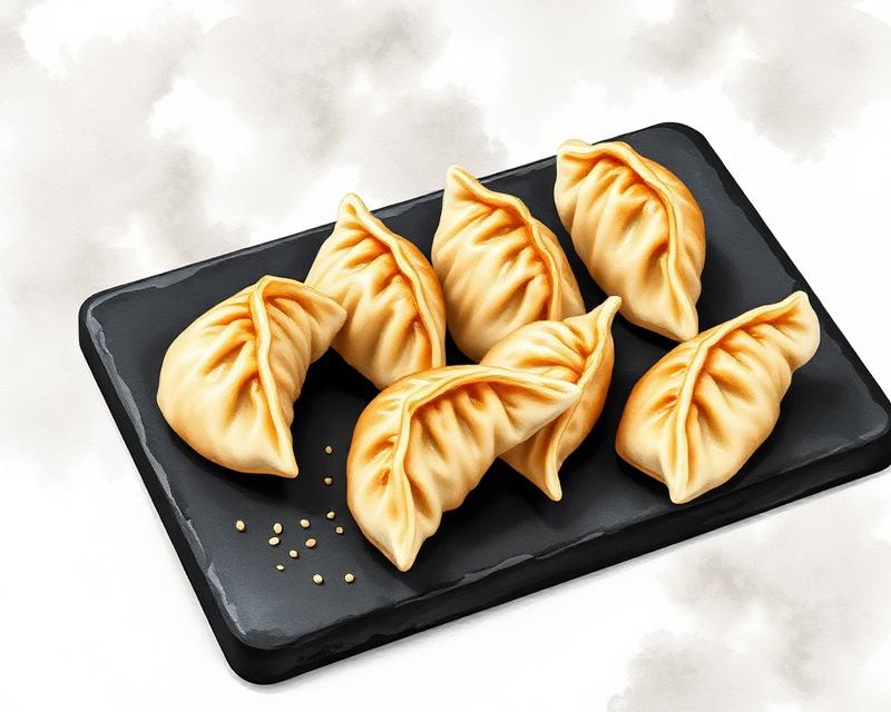 Gebratene Gyoza